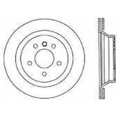 Rear Premium Rotor by CENTRIC PARTS - 125.34037 pa1