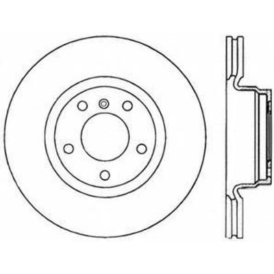 Rear Premium Rotor by CENTRIC PARTS - 125.34117 pa1
