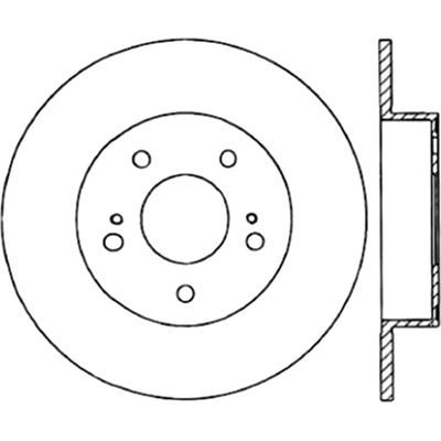 Rear Premium Rotor by CENTRIC PARTS - 125.42059 pa1