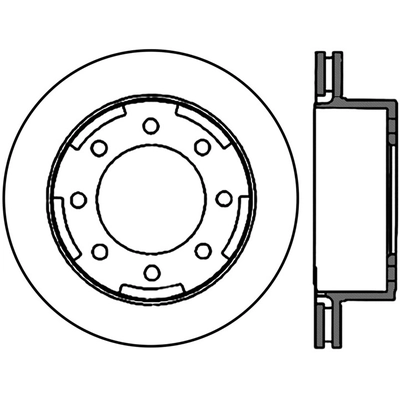 Disque de frein arrière de qualité supérieur par CENTRIC PARTS - 125.66044 pa2