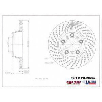 Rear Premium Rotor by EUROROTOR - PO2024L pa1