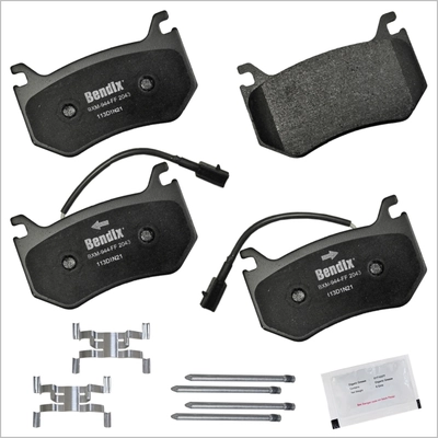 Rear Premium Semi Metallic Pads by BENDIX - CFM2043 pa2