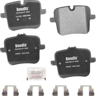 Rear Premium Semi Metallic Pads by BENDIX - CFM2059 pa1