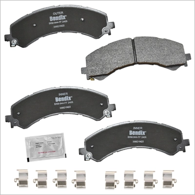 BENDIX - CFM2405 - Semi-Metallic Rear Disc Brake Pads pa1