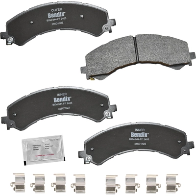 BENDIX - CFM2405 - Semi-Metallic Rear Disc Brake Pads pa2