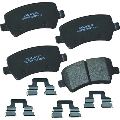 Rear Premium Semi Metallic Pads by BENDIX - SBM1307VR pa1