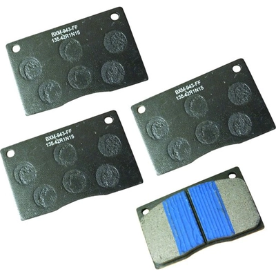 Rear Premium Semi Metallic Pads by BENDIX - SBM135 pa2