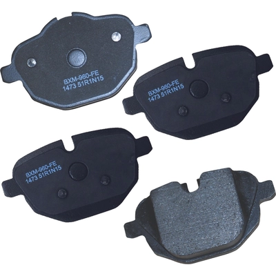 Rear Premium Semi Metallic Pads by BENDIX - SBM1473 pa1
