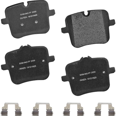 Rear Premium Semi Metallic Pads by BENDIX - SBM2059 pa1