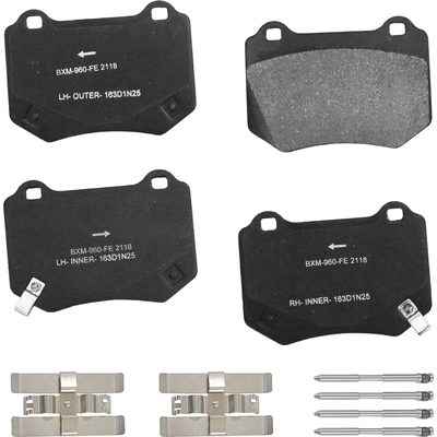 Rear Premium Semi Metallic Pads by BENDIX - SBM2118 pa1