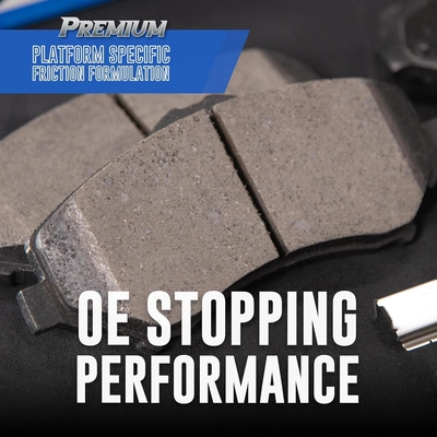 Rear Premium Semi Metallic Pads by BENDIX - SBM2118 pa2