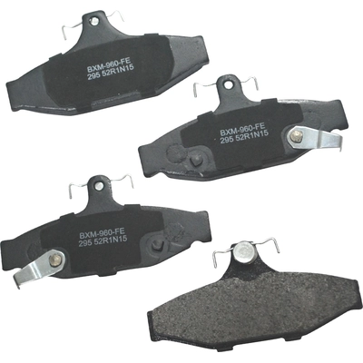 Rear Premium Semi Metallic Pads by BENDIX - SBM295 pa1