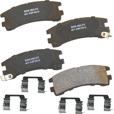 Rear Premium Semi Metallic Pads by BENDIX - SBM401 pa1