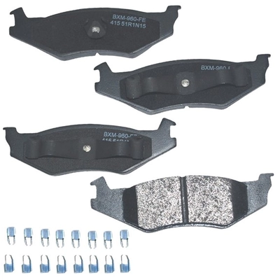 Rear Premium Semi Metallic Pads by BENDIX - SBM415 pa1