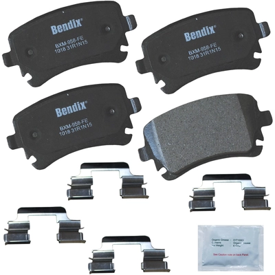 Rear Premium Semi Metallic Pads by BENDIX - CFM1018 pa1