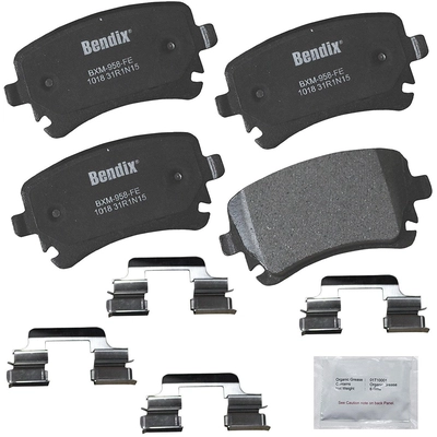 Rear Premium Semi Metallic Pads by BENDIX - CFM1018 pa3