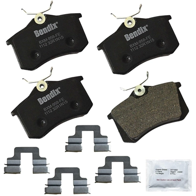 Rear Premium Semi Metallic Pads by BENDIX - CFM1112 pa2