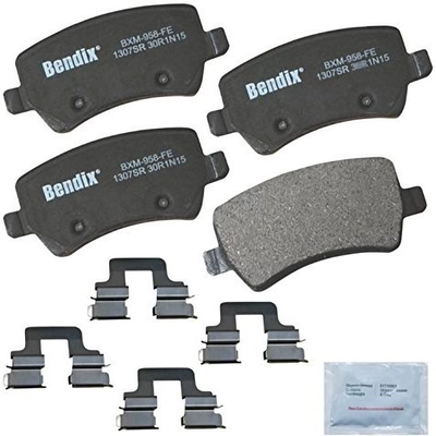Rear Premium Semi Metallic Pads by BENDIX - CFM1307SR pa1