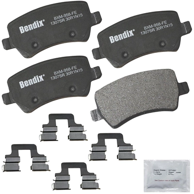 Rear Premium Semi Metallic Pads by BENDIX - CFM1307SR pa3