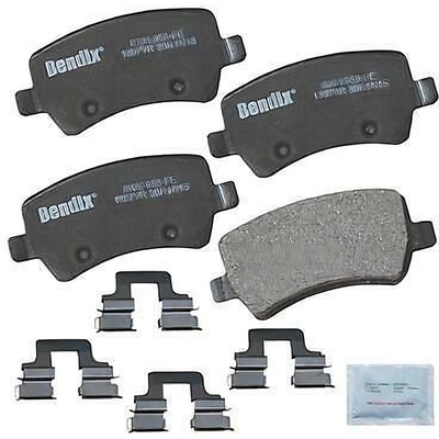 Rear Premium Semi Metallic Pads by BENDIX - CFM1307VR pa1