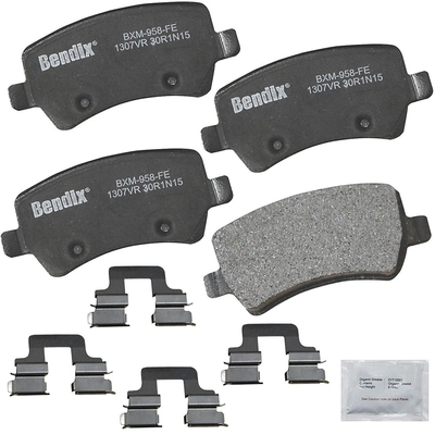 Rear Premium Semi Metallic Pads by BENDIX - CFM1307VR pa3