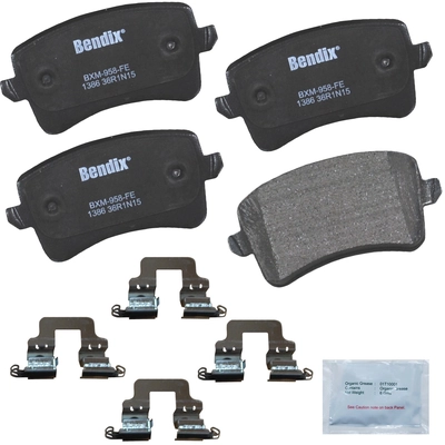 Rear Premium Semi Metallic Pads by BENDIX - CFM1386 pa1