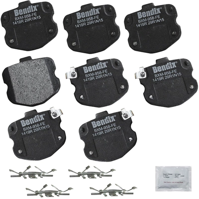 Rear Premium Semi Metallic Pads by BENDIX - CFM1419R pa2