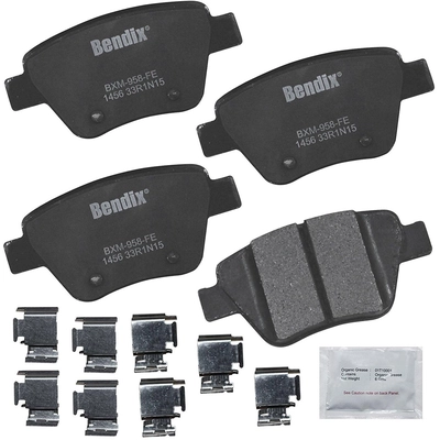 Rear Premium Semi Metallic Pads by BENDIX - CFM1456 pa1