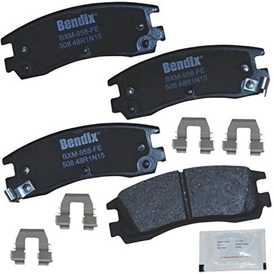 Rear Premium Semi Metallic Pads by BENDIX - CFM508 pa1