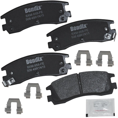 Rear Premium Semi Metallic Pads by BENDIX - CFM508 pa3