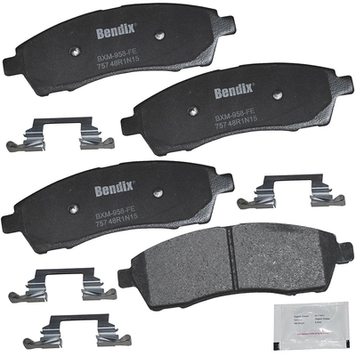 Rear Premium Semi Metallic Pads by BENDIX - CFM757 pa3