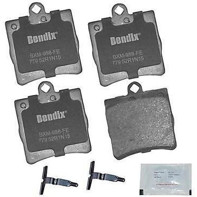 Rear Premium Semi Metallic Pads by BENDIX - CFM779 pa2