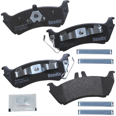 Rear Premium Semi Metallic Pads by BENDIX - CFM875 pa1