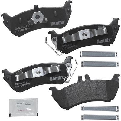 Rear Premium Semi Metallic Pads by BENDIX - CFM875 pa2