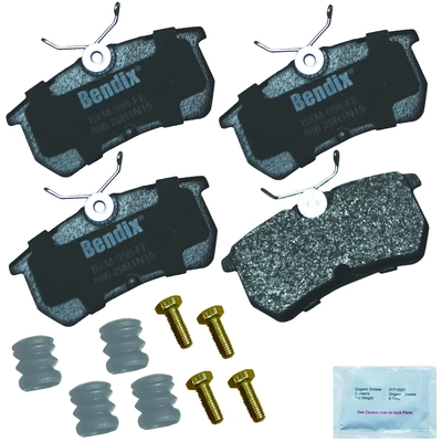Rear Premium Semi Metallic Pads by BENDIX - CFM886 pa1