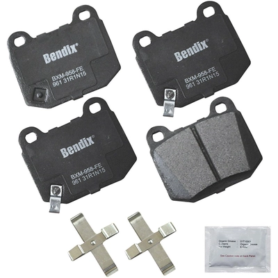 Rear Premium Semi Metallic Pads by BENDIX - CFM961 pa3
