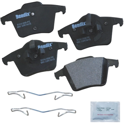 Rear Premium Semi Metallic Pads by BENDIX - CFM980 pa1
