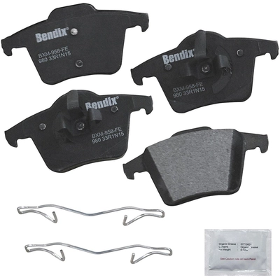 Rear Premium Semi Metallic Pads by BENDIX - CFM980 pa2