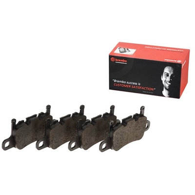 Plaquettes de frein arrière semi-métalliques de qualité supérieur par BREMBO - P65037 pa2