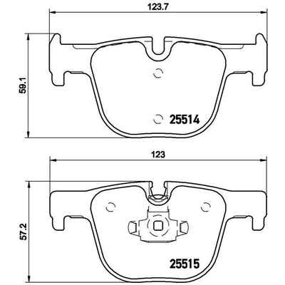 Plaquettes de frein arrière semi-métalliques de qualité supérieur by BREMBO - P06072 pa5