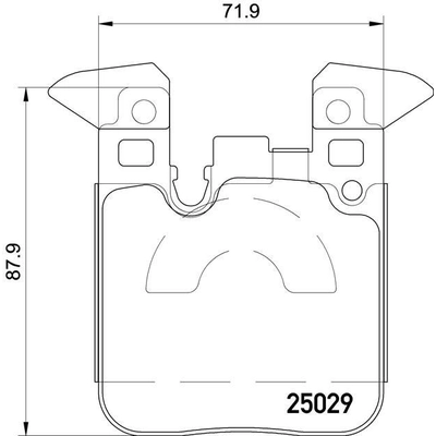 Plaquettes de frein arrière semi-métalliques de qualité supérieur by BREMBO - P06087 pa4