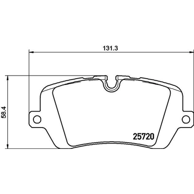 Rear Premium Semi Metallic Pads by BREMBO - P44021 pa4