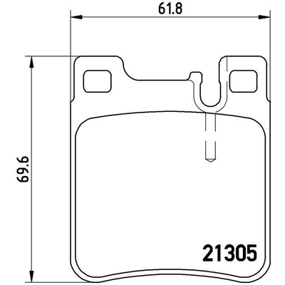 Plaquettes de frein arrière semi-métalliques de qualité supérieur by BREMBO - P50017 pa7