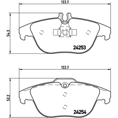 Plaquettes de frein arrière semi-métalliques de qualité supérieur by BREMBO - P50068 pa4