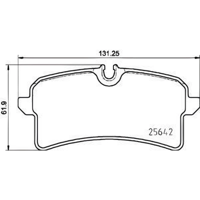 Rear Premium Semi Metallic Pads by BREMBO - P65040 pa2