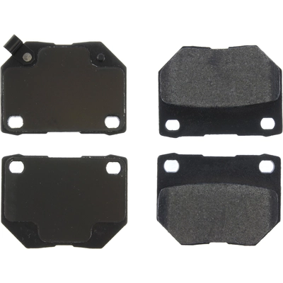 Plaquettes de frein arrière semi-métalliques de qualité supérieur par CENTRIC PARTS - 300.04611 pa2