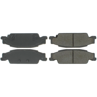 Plaquettes de frein arrière semi-métalliques de qualité supérieur par CENTRIC PARTS - 300.09220 pa4