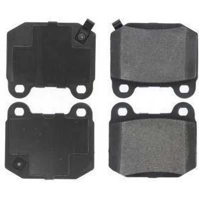 Plaquettes de frein arrière semi-métalliques de qualité supérieur par CENTRIC PARTS - 300.09610 pa3