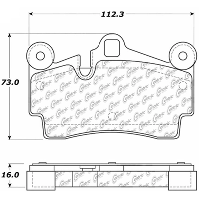 Rear Premium Semi Metallic Pads by CENTRIC PARTS - 300.09780 pa5