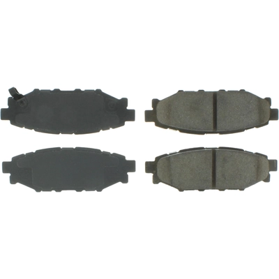 Plaquettes de frein arrière semi-métalliques de qualité supérieur par CENTRIC PARTS - 300.11140 pa6